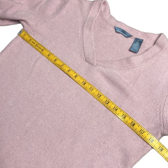 Angora Wool Blend Dusty Rose Sweater - Picture 7 of 8